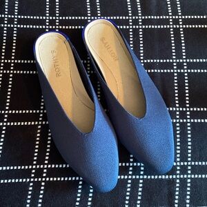 Rothy’s blue The Almond Demi Mule 9.5 shoes never worn like new